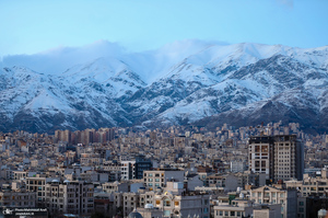 غروب خاص و زیبای تهران