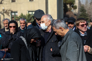 مراسم تشییع پیکر رضا رئیس طوسی استاد دانشکده حقوق و علوم سیاسی دانشگاه تهران