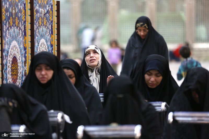 عزاداری شهادت حضرت امام جعفر صادق (ع) در حرم مطهر امام خمینی (س)