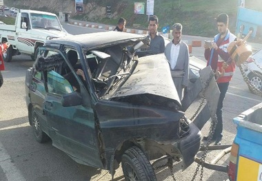 2 تصادف در جاده بوکان - سقز 2 کشته و 7 مجروح برجا گذاشت