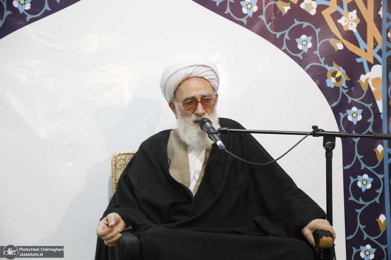 مراسم سالگرد همسر آیت الله العظمی سبحانی