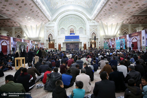 مراسم عزاداری شب شهادت حضرت زهرا (س) در حرم امام خمینی