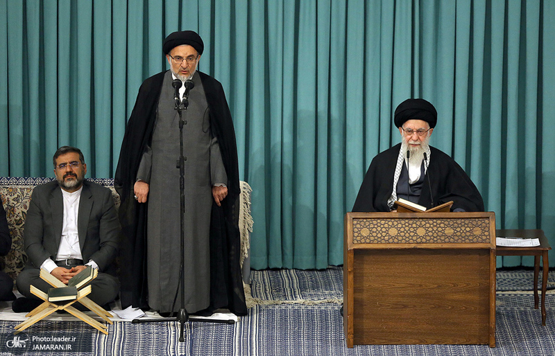 دیدار شرکت‌کنندگان در مسابقات بین‌المللی قرآن با رهبر معظم انقلاب