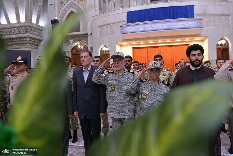 تجدید میثاق دانشجویان و فرماندهان دانشگاه افسری امام علی (ع) با آرمان های امام خمینی (س)