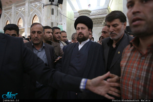 مراسم تشییع پیکر مطهر شهید حمله تروریستی اخیر مازیار سبزعلی در حرم مطهر امام خمینی(س)