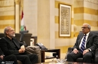 دیدار علی لاریجانی با نواف سلام (1)