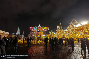 شب های مسکو در آستانه سال نو میلادی