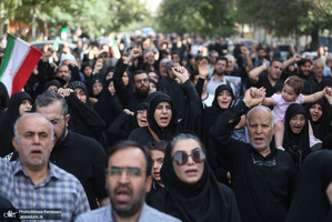 مراسم تشییع شهدای جنگ تحمیلی رژیم صهیونیستی در تهران-2