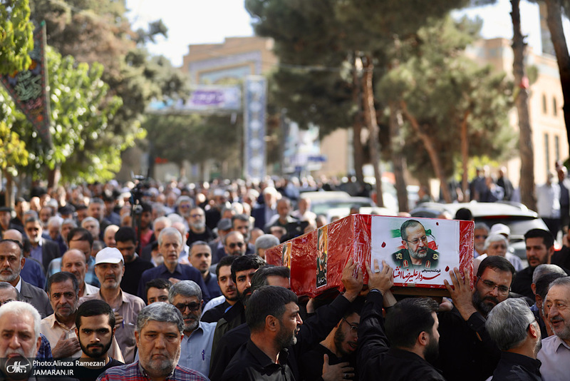 مراسم تشييع سردار عليرضا افشار