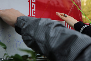 مراسم تشییع پیکرهای مطهر 100 شهید گمنام در تهران-5