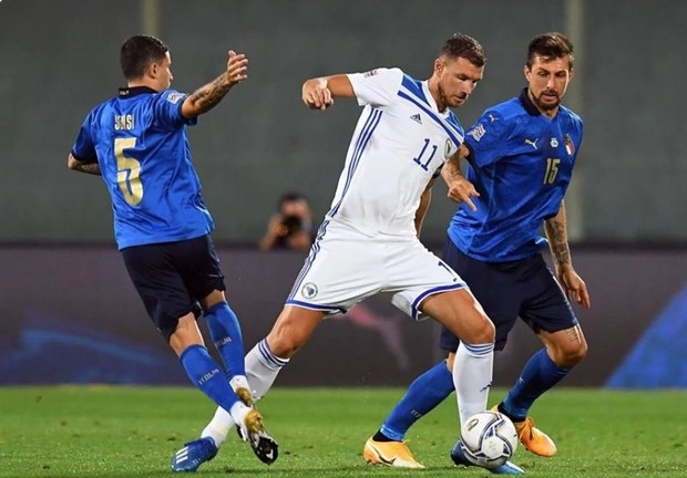  ایتالیا در  دیدار خارج از خانه مقابل بوسنی متوقف شد/ هلند، لهستان بدون لواندوفسکی را شکست داد
