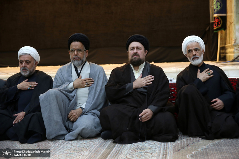 مراسم شب عاشورا در حرم مطهر امام خمینی (س)