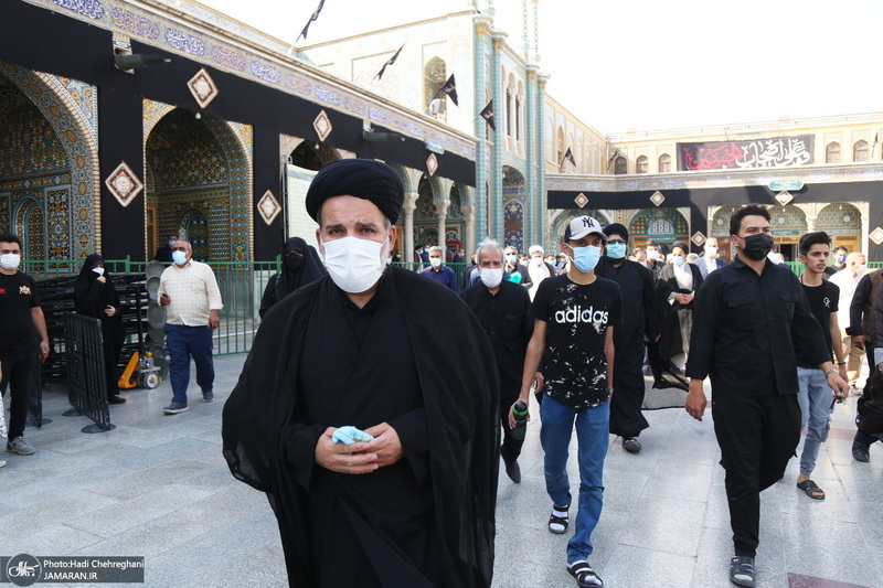 مراسم تشییع حجت الاسلام و المسلمین سید محمد جواد حسینی کاشانی(ره)