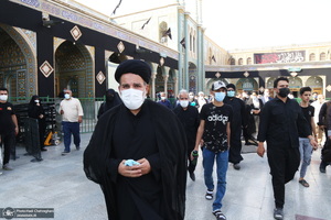 مراسم تشییع حجت الاسلام و المسلمین سید محمد جواد حسینی کاشانی(ره)