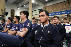 دیدار قهرمانان و مدال‌آوران ورزشی و المپیادهای علمی جهانی با رهبر معظم انقلاب