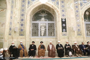 مراسم بزرگداشت همسر آیت الله جوادی آملی در مسجد اعظم قم