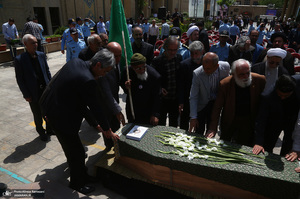 مراسم تشییع مرحوم استاد عباسعلی براتی‌پور