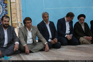 تجدید میثاق شهردار تهران و اعضای شورای شهر با آرمان های امام(س)-2 