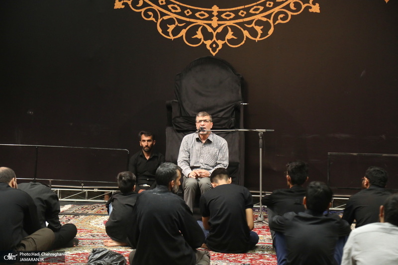 مراسم عزاداری ماه محرم در بیت مرحوم آیت الله العظمی هاشمی شاهرودی‎‎