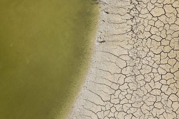 بحران آب و خشکسالی در خاورمیانه؛ دوچرخه سواری در کف دجله! + فیلم