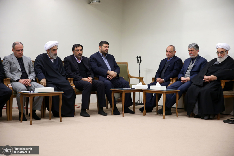 دیدار جمعی از دست‌اندرکاران و کارگزاران حج کشورمان با رهبر معظم انقلاب