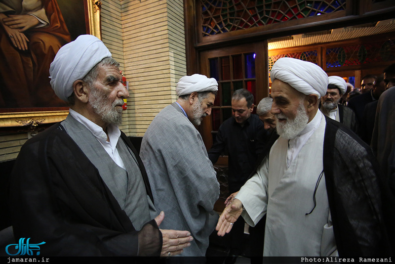 مراسم ختم  آیت الله علی اصغر مروارید(ره) 