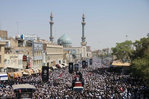 مراسم تشییع آیت الله العظمی شبیری زنجانی -۱