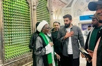 حضور شیخ ابراهیم زکزاکی در حرم مطهر امام خمینی (س) (6)