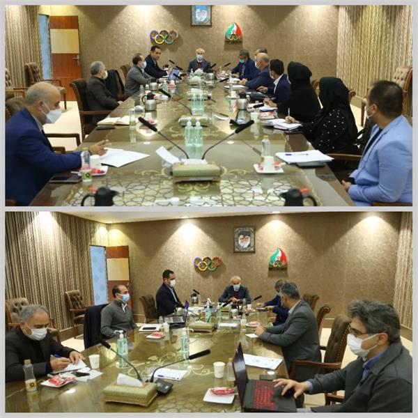  نشست کادر سرپرستی با مسئولان کاراته، ورزش های الکترونیک و اسکیت
