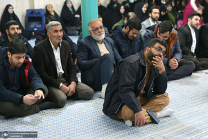 مراسم جشن میلاد امام حسین (ع) و روز پاسدار در حسینیه جماران‎‎