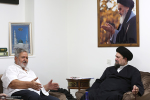 دیدار مدیران سابق تیم های پرسپولیس و استقلال با سید حسن خمینی