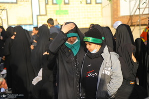 دسته عزاداری شهادت حضرت علی (ع) با حضور آیت‌الله العظمی وحید خراسانی