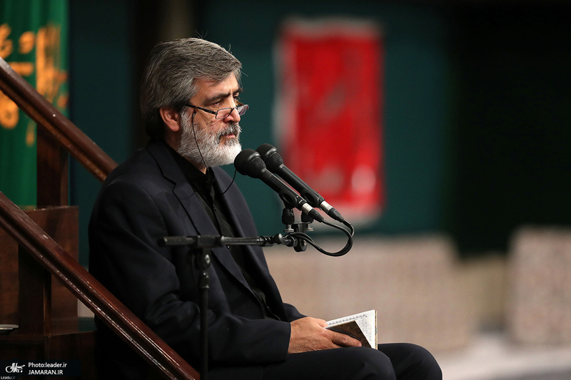 اولین شب مراسم عزاداری حضرت اباعبدالله الحسین (ع) در حسینیه امام خمینی