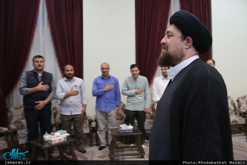 دیدار جمعی از جوانان ترکیه ای اتحادیه جهانی تقریب نهاد جوانان با سید حسن خمینی 