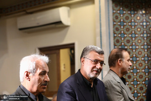 مراسم ختم پدر همسر محمد ظفرقندی