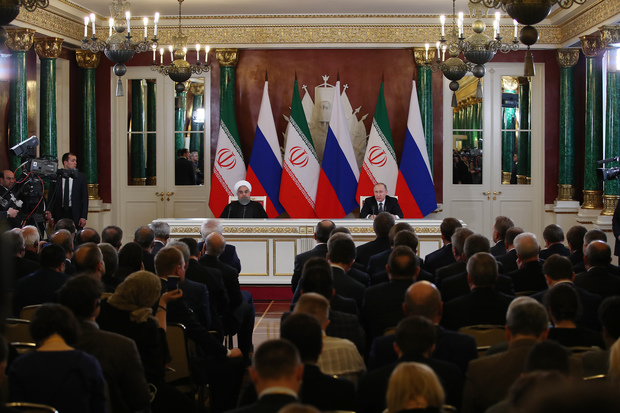 روحانی در نشست خبری مشترک با پوتین: روابط ایران و روسیه از سطح روابط عادی فراتر رفته است