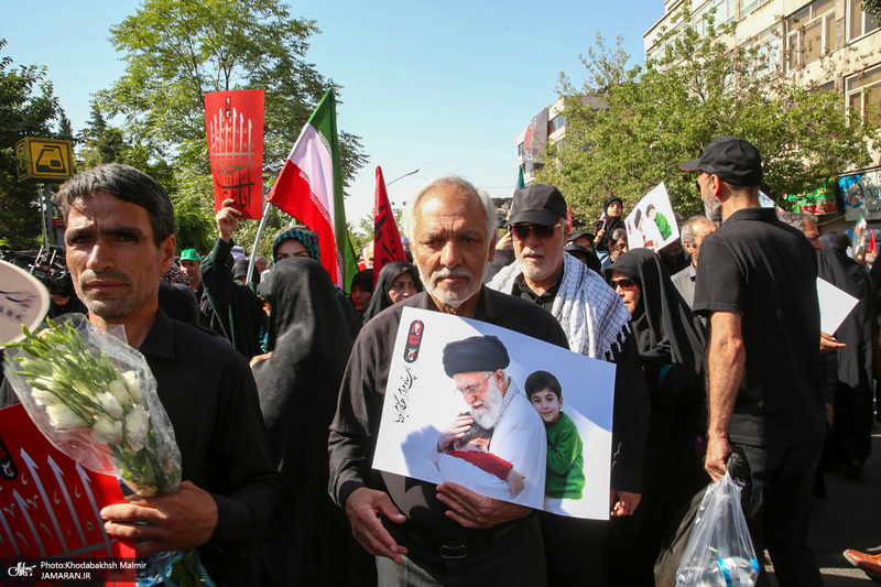 مراسم وداع با رهبر شهید انقلاب در مصلی تهران- 9