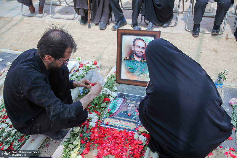 گلزار شهدای جنگ تحمیلی ۱۲روزه در بهشت زهرا (س)