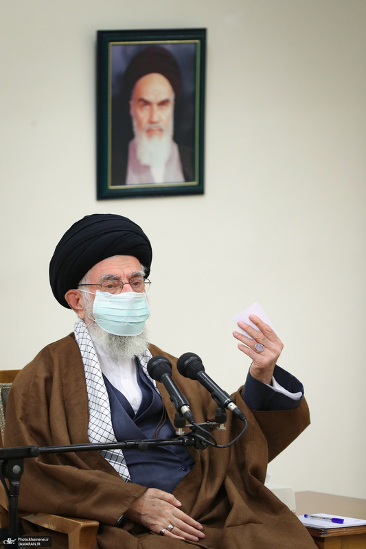 دیدار دست‌اندرکاران همایش بین‌المللی حمزه سیدالشهداء(ع) با رهبر معظم انقلاب