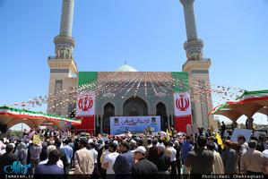 راهپیمایی با شکوه روز جهانی قدس در قم