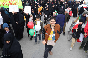 راهپیمایی باشکوه 22 بهمن در خمین