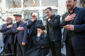 مراسم تشییع آیت الله سید مهدی امام جمارانی (ره) از حسنیه جماران