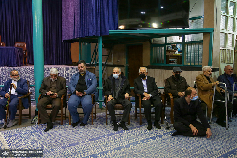 مراسم تشییع مرحوم حسن غفوری فرد از حسینیه جماران