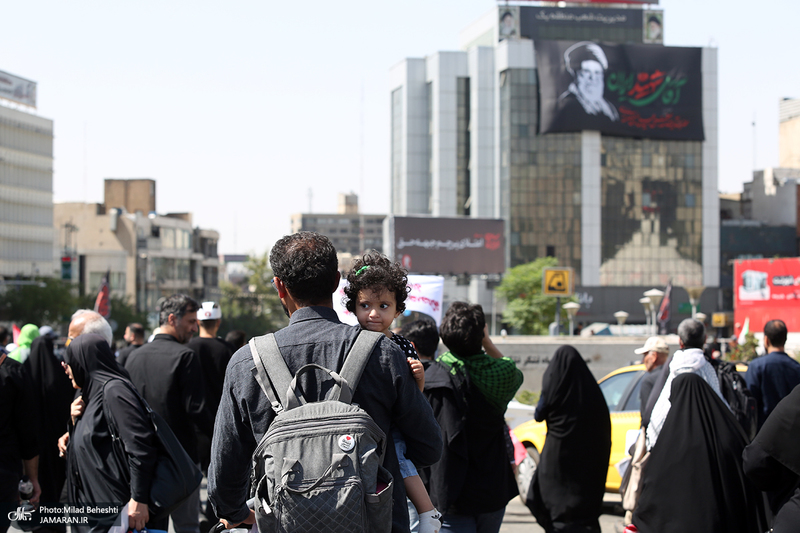 مراسم وداع با رهبر شهید انقلاب در مصلی تهران- 11