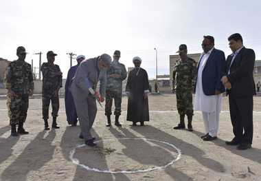 عملیات ساخت مدرسه خیری در زاهدان آغاز شد