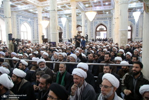 اجتماع طلاب در محکوم کردن اقدام تروریستی دولت آمریکا در به شهادت حاج قاسم سلیمانی