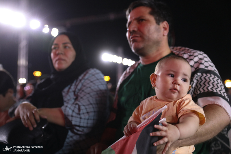 اجتماع مردم تهران در حمایت از مردم مظلوم غزه