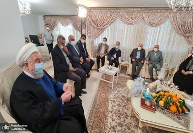 دیدار نوروزی روحانی با برخی از وزیران سابق و فعالان رسانه + تصاویر