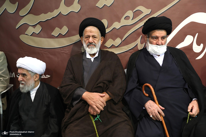 مراسم بزرگداشت همسر آیت الله موسوی بجنوردی (ره) در حسینیه شماره یک جماران-2