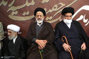 مراسم بزرگداشت همسر آیت الله موسوی بجنوردی (ره) در حسینیه شماره یک جماران-2